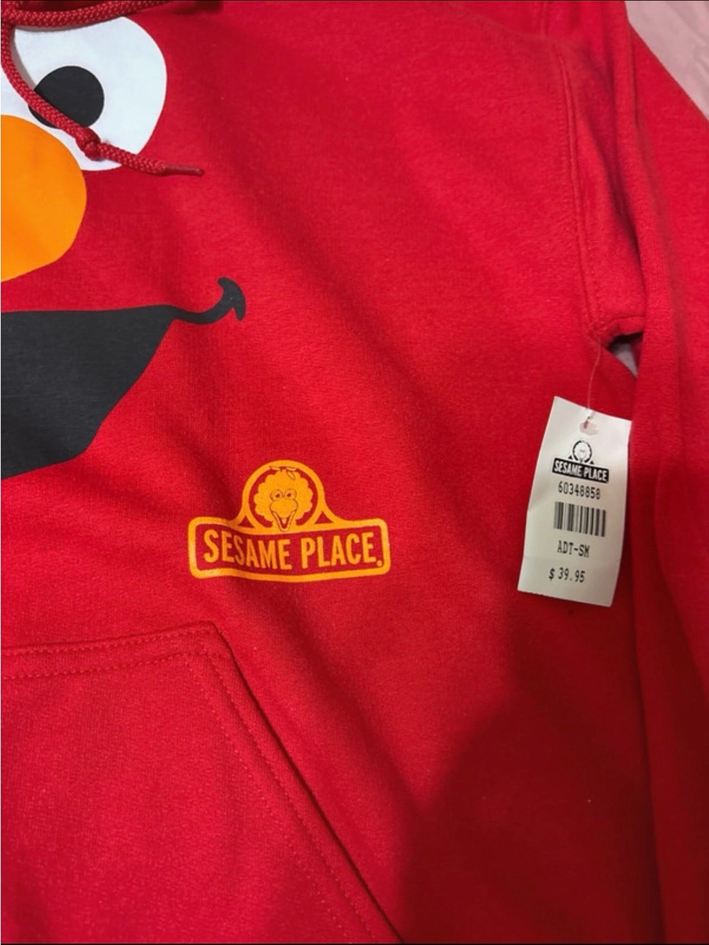 Elmo Red One-Piece Hoodie